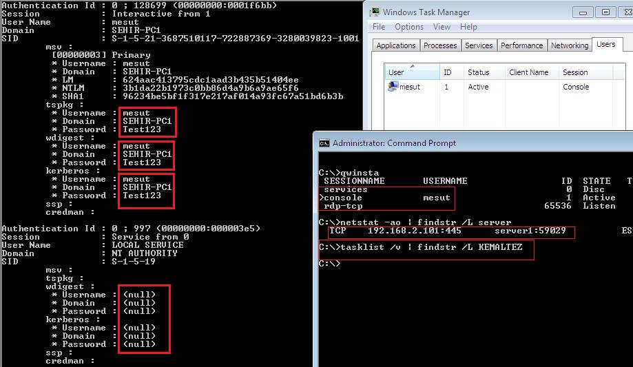 21 üzerinde görüldü ü gibi herhangi bir prosesin ba³latlmad gözlemlenmektedir. ekil 3.21: Windows Registry Editor ile Eri³im Gerçekle³tirilen Bilgisayarda Ram Üzerindeki Veri Durumu 3.2.5.