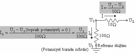 6.3 DÜĞÜM GEİİME YÖNTEMİ Düğüm gerilimleri ile devrelerin analizleri yap labilir.