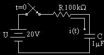 Şekil.8 t0 için kndansatör üzerinden geçen ak m bulursak diğer değerleri de sizler bularak ak m grafiğinin dğruluğunu görebilirsiniz. i(t) e i(0).e t / 0 / t 0 için ak m.e 0.