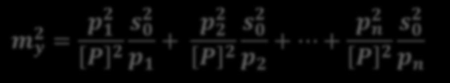 m y = ( p 1 P ) m 1