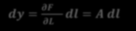 TERS AĞIRLIKLARIN YAYILMA KURALI Korelasyonlu ölçülerin bir fonksiyonunun ters ağırlığı y = F L dy = F L dl = A dl m y = AK ll A T q y = m y