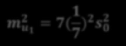 u 1 = L 1+L +L 3 +L 4 +L 5 +L 6 +L 7 7 du 1 = 1 7 dl 1 + 1 7 dl + 1 7 dl 3 + 1 7 dl 4 +