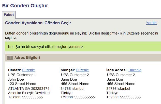 Gönderinin işlenmesi esnasında, Gönderi Etiketini oluşturan kullanıcı veya başka bir tayin edilmiş Gönderi Etiketi işleyicisi gönderiye erişebilir, gönderi verilerini girebilir veya değiştirebilir,