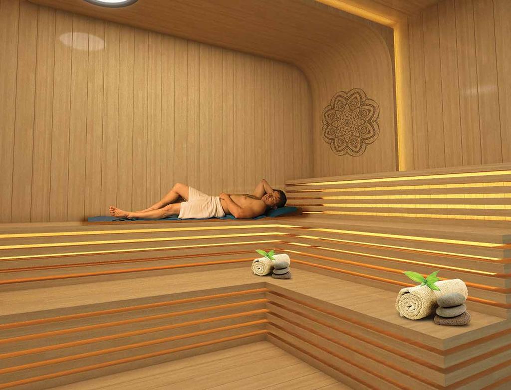 35 SAUNA Spor aktivetileri sonrasında