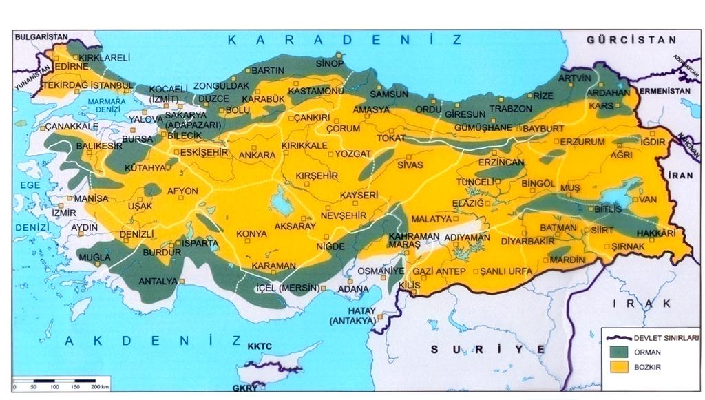 KPSS Türkiye Coğrafyası Bitkiler diğer canlılar gibi bulundukları coğrafi ortamın doğal koşullarına uyum sağlamaya çalışırlar.