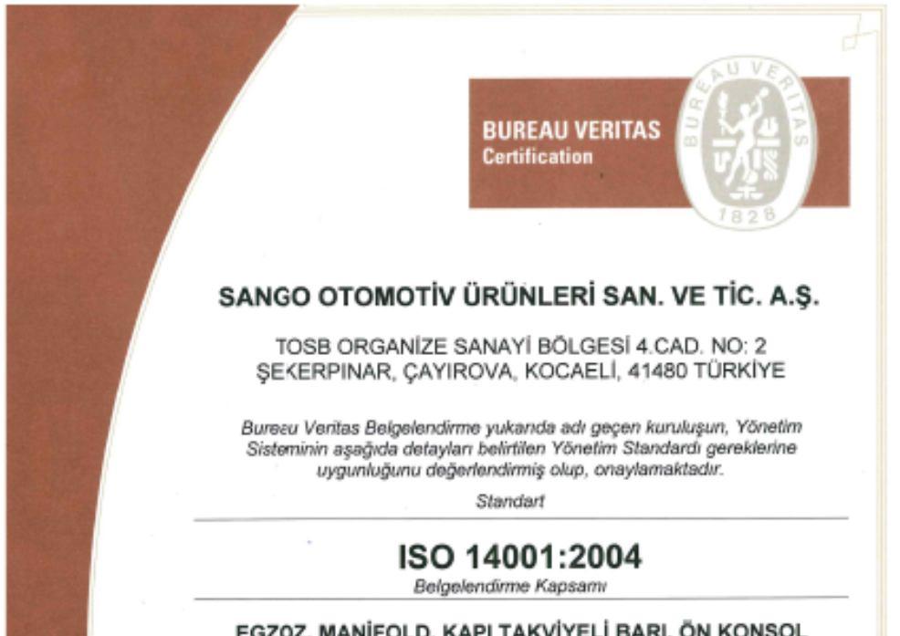 ISO 141 BELGESİ