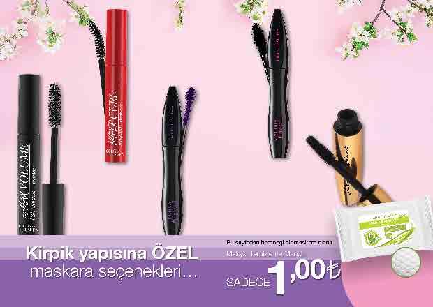 Özel dizayn edilmiş eğri fırçası, kirpiklerin kolayca kıvrılmasına yardımcı olur. Kısa kirpikler için idealdir. COLOR ILLUSION Hyper Curl Maskara 5 ml.