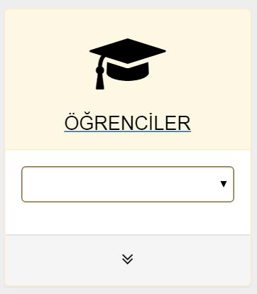 2. SİSTEME GİRİŞ Yükseköğretim kurumlarında sisteme Fakülte veya Yüksekokulları tarafından yazılıma kayıt edilmiş öğrenciler, ÖĞRENCİLER menüsünden giriş