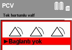 8.2.2 Uyarıların onaylanması Bir hata nedeniyle bir uyarı devreye girdiğinde (burada: Bağlantısızlık uyarısı), uyarı onaylama düğmesine basarak sesli uyarıyı yaklaşık 120 saniye için