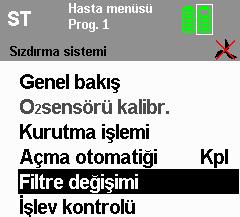 Hassas filtreyi değiştirmek için aşağıdaki belirtilen işlemleri yapın: 1.Filtre bölmesi kapağının kilitleme mekanizmasına bastırın ve kapağı çıkarın. 2.