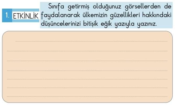 bakımdan etkinlik yaratma basamağına uygundur. Ayrıca etkinlik, anahtar tablodaki: eser yaratmak (müzik/şiir/kompozisyon), oluşturma, üretme gibi temel beceriler ile bağdaşmaktadır. 2S.3K.8T.