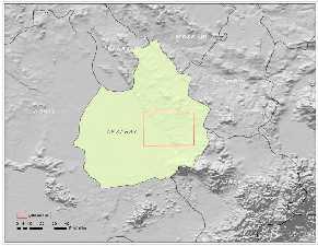 Bu çalışma Aksaray il merkezi sınırları içerisinde yaklaşık 1200 km 2 lik bir alanda yapılmıştır. Şekil 2: Çalışma alanı uydu görüntüsü ve bantları. 3.