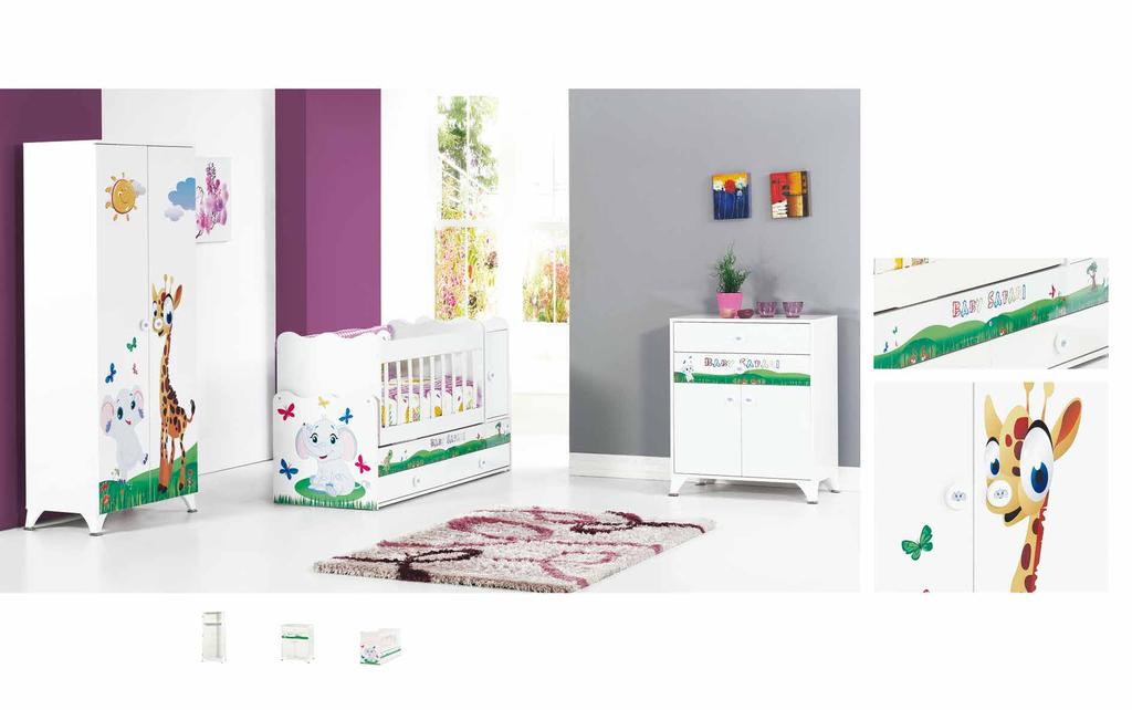 Baby Safari Bebek Odası / Babyroom 6119.10 6102.10 6121.