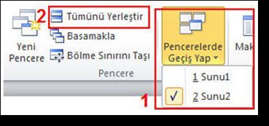 PowerPoint belgesini farklı kaydetmek için Dosya Sekmesi > Farklı Kaydet veya +SHIFT+S tuşlarına basmak gerekmektedir. CTRL 2.4.