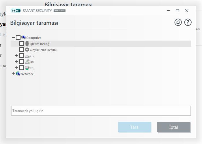 Gelişmiş ayarlar > Antivirus > İsteğe bağlı bilgisayar taraması > ThreatSense parametreleri > Temizleme altında tarama için temizleme parametrelerini yapılandırabilirsiniz.