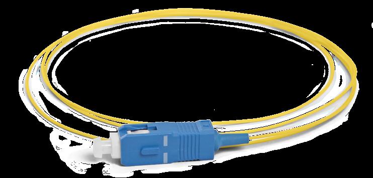 Yapısal Fiber Optik Kablolama Ürünleri Structured Optical Fibre Cabling Products Pigtailler Pigtails Zemecs pigtailler, fiber optik kablolama altyapısının olduğu yerlerde aktarma panellerinin veya