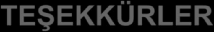 TEŞEKKÜRLER Ali Özel 05334607943 aliozel67@gmail.