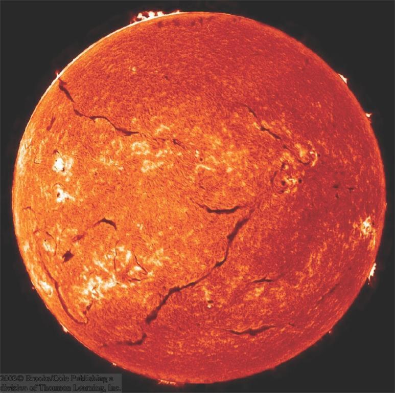 Kromosfer Fotosferin üstündeki Güneş katmanıdır.