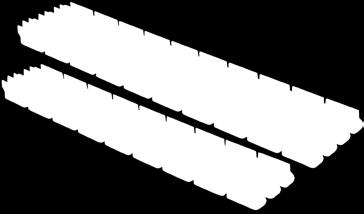 ** Preferred Application Areas; Ribbed surface needed applications like less friction and product contact, especially non-concussion transfer with the help of fger plate.