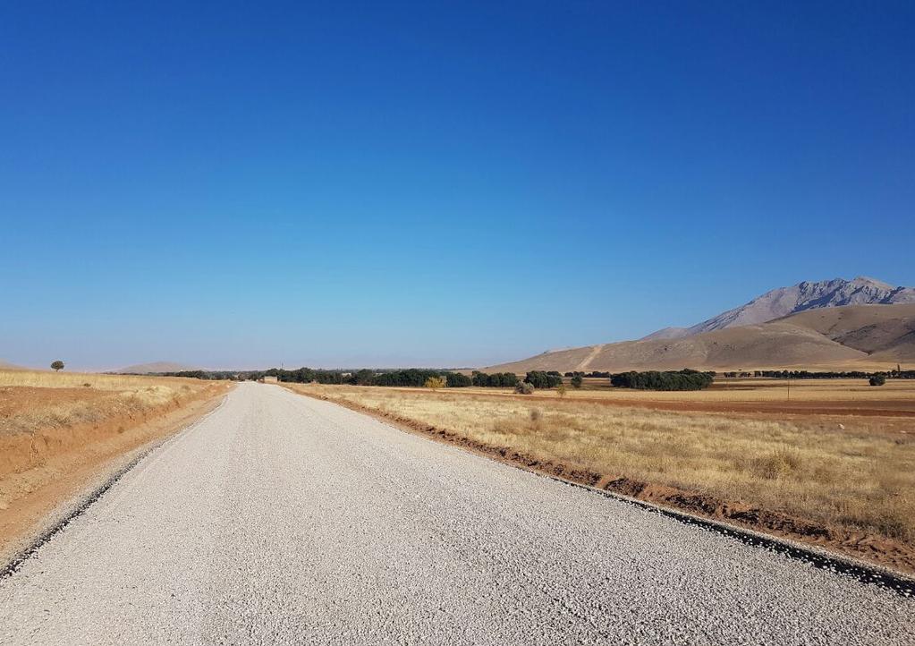 Afşin-Izgın yolunda 11 km