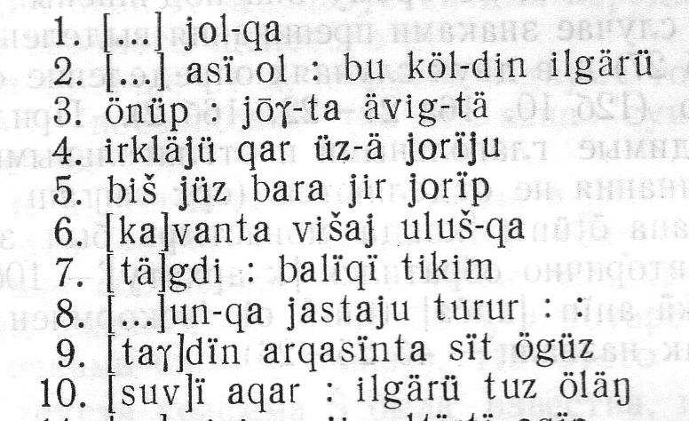 76 ÖZLEM AYAZLI MEHMET ÖLMEZ Farklı Çalışmalardan Örnekler Eski SSCB ve bugünkü Rusya da Uygurca metinleri yayımlayan