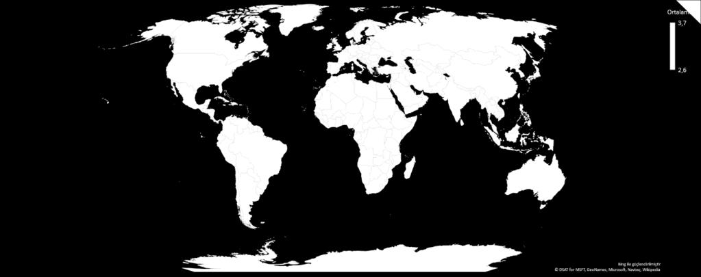 39 Ülke Menşeinin Önemi Firma İçin - ÜLKE BAZINDA ORTALAMA Baz = 2520 DT.
