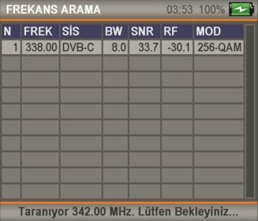 Ardından grubun Eğimini kontrol edebilir, kablo hattındaki kuvvetlendiricileri ve elemanları bu eğime