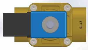 As shown in the figure 3, the connection scale is 1, orifice diameter is 17 mm, operating pressure is 0,5-40 bar. The protection class is IP65.