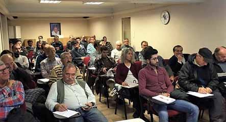 şubeden haberler Toprak Özgül Direnç Ölçüm Yöntemleri Semineri EMO İzmir Şubesi Teknik Müdürü Ali Fuat Aydın'ın sunduğu "Toprak Özgül Direnç Ölçüm Yöntemleri" semineri 16 Aralık 2015 tarihinde