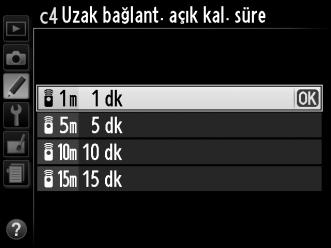 c4: Uzak bağlant. açık kal.