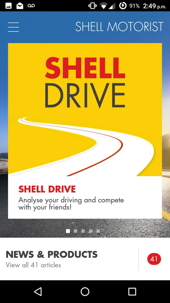 Shell Drive uygulamasına kaydolma Tahmini kaydolma süresi 5-10 dakikadır. 1. Shell Motorist ana ekranındayken Shell Drive seçeneğine tıklayın. 2.