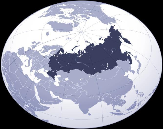 COĞRAFİ KONUM 17 milyon kilometrekareyi aşan alanı ile dünyanın en büyük yüzölçümüne sahip ülkesi olan Rusya, 11 farklı zaman dilimine bölünmüştür.
