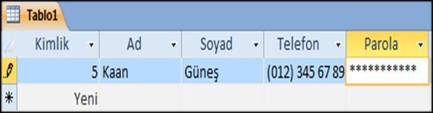 kullanılmalıdır? ) rama Sihirbazı B) Geçerlilik Kuralı C) Giriş Maskesi D) Varsayılan Değer E) Biçim 6. I. Veri tekrarını önler. II. Verilerin paylaşımını kolaylaştırır. III. Veri güvenliğini sağlar.