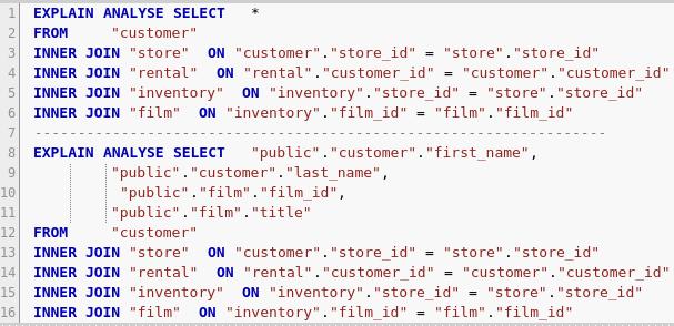 SELECT ifadesinde * (bütün sütunlar) yerine,gerekli olan