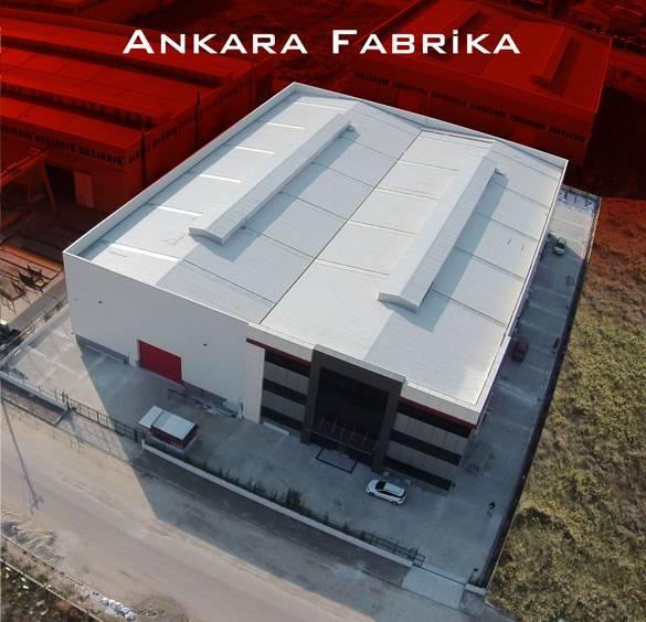 ÜRETİM TESİSLERİ Ankara Fabrika Savunma Sanayine yönelik üretim ve Ar-Ge Merkezi olmak üzere, Ankara Başkent Organize Sanayi Bölgesi nde, yapımı üç