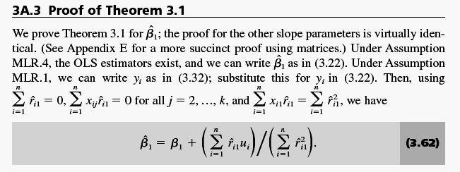 En küçük varyanslı tahmin edici SEKK (OLS) dir. 5 varsayımdan birisi ihlal edilirse teorem geçersiz olur. MLR.