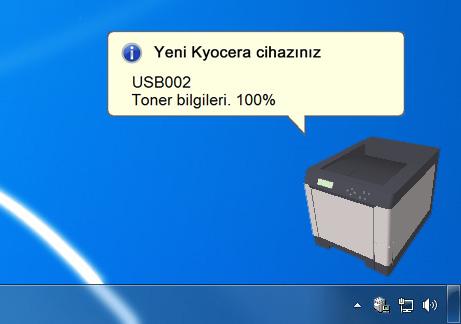 Durum monitörü'a erişme. Durum monitörü iletişim kutusunu görüntülemek için, yazıcı sürücüsü özelliklerindeki Yazıcı Tercihleri tuşuna tıklayın ve Gelişmiş sekmesindeki Durum monitörü tuşuna tıklayın.