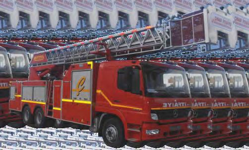 MERDİVENLİ İTFAİYE ARAÇLARI Fire Fighting Aerial Ladder Vehicles CNR - FFL 32 32 M.