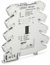 Bir modülde 6 zaman aralığı ve 14 fonksiyona kadar farklı özellikler sunar Yüksük gerektirmeyen CCS yay yapısı PLC ARABİRİM MODÜLLERİ 704-5724 6mm yada 14mm