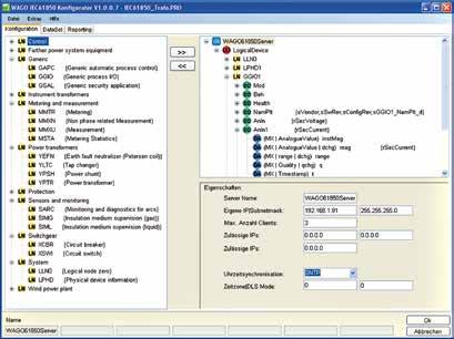 Otomasyon ve haberleşme tek cihazda IEC 60870-5: IEC 60870-5-101/-103--104 Server ve client IEC 60870-5 Bilgilendirme objeleri; mesajlar, ölçüm değerleri, sayıcı değerleri, komutlar, pozisyonlama