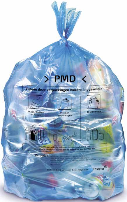 Uw PMD-zak werd geweigerd want : Foute inhoud Foute zak Verpakking aan de buitenkant Wat nu?