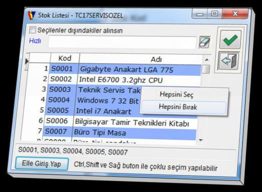 Aynı şekilde Ctrl+() Aşağı ok tuş grubu ile bir önceki ayın başı veya Ctrl+()