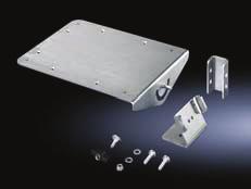 Alüminyum ön taraflı çelik sac Boyalı RAL 7035 Çekmece tutamaklarla kilitlenebilir Katlanabilir ön kısım Mousepad