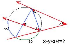 mbc =.5=70 o mad 70 5=, mad =0 o mbd=80 o -0 0 =60 0 x=0 o mbcf =maeb (gördükleri yayların ölçülerinden) x 9 BCF CEB (AA), 4 x, x=6 Diğer yaylarların ölçüleri o dir.