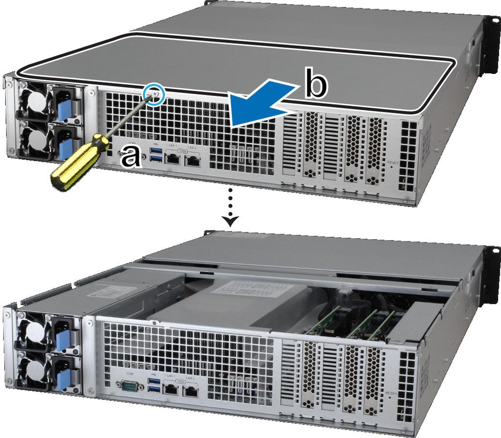 FlashStation üzerine bir RAM Modülü Ekleyin İsteğe bağlı Synology RAM modülü FlashStation bellek