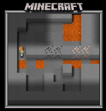Minecraft Bölüm 11 Bu bölümde karakterimizin yolunda bazı kısımlarda lav dolu boşluklar var.