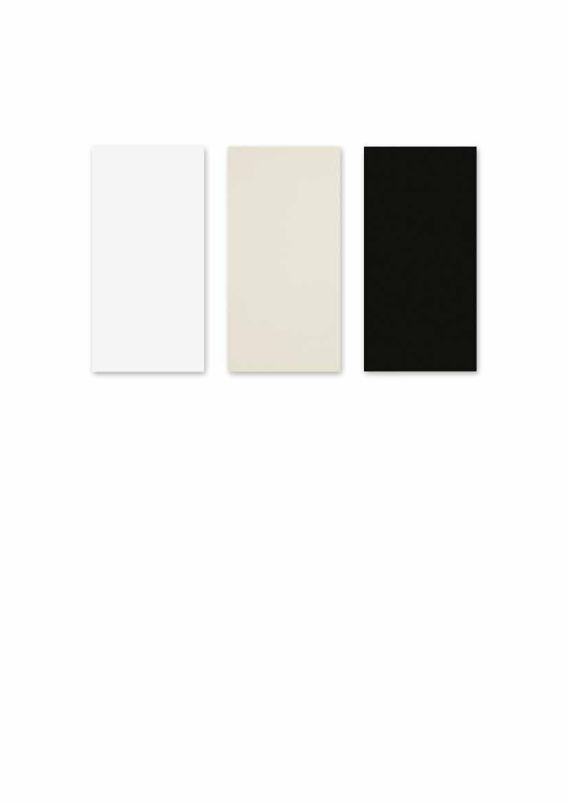 GRANITO Porselen Karo / Porcelain Tile UGL FB V 1 Beyaz / White Keik / Bone Siyah / Black TS-EN 14411 standardına göre aşına < 175 3 değerine uygun olarak üretilir.