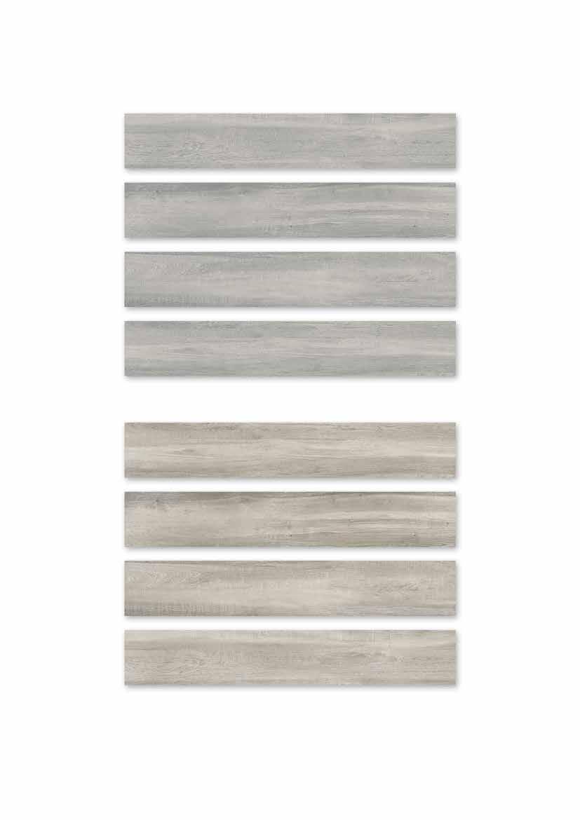 MONTE VERDE Porselen Karo / Porcelain Tile UGL CB V 4 905401 20x120 c / 8"x48" Gri / Grey 905402 20x120 c / 8"x48" Zeytin / Olive TS-EN 14411 standardına göre aşına < 175 3 değerine uygun