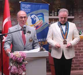 Toplantıda son olarak söz alan 2016-2017 Rotary Dönemi Guvernör Yardımcılarından