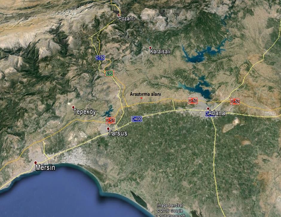 yakın meteoroloji istasyonu Tarsus Toprak ve Su Kaynakları Araştırma Enstitüsü nde olup, bu istasyonun kayıtlarına göre uzun yıllar (1950-2010) ortalaması olarak toplam yıllık yağış 598.